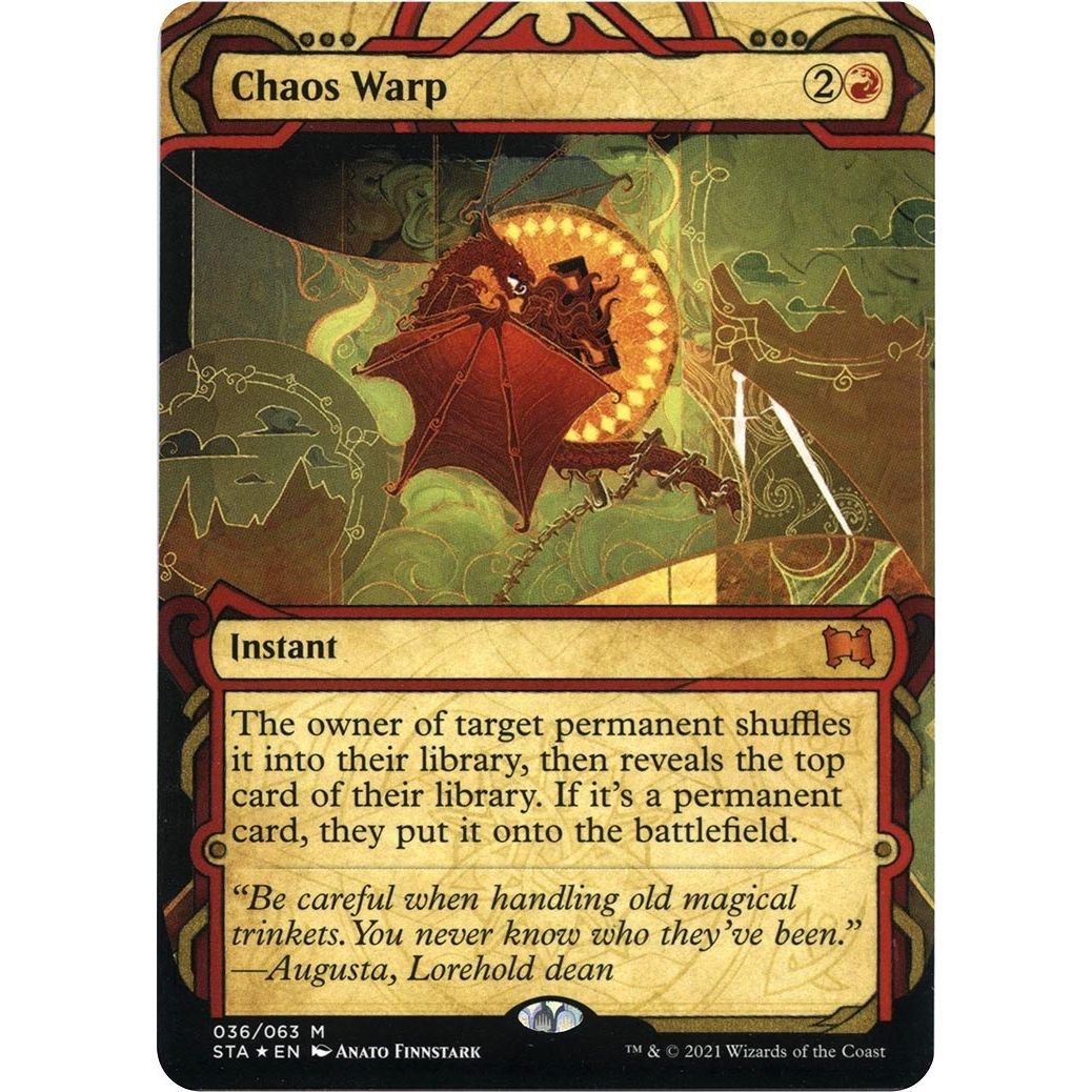 Image for Chaos Warp (Foil Etched) (36) (STA) - Magic: The Gathering