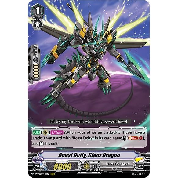 Image for Beast Deity, Glanz Dragon (V-SS08/041EN) (V-SS08) - Cardfight Vanguard