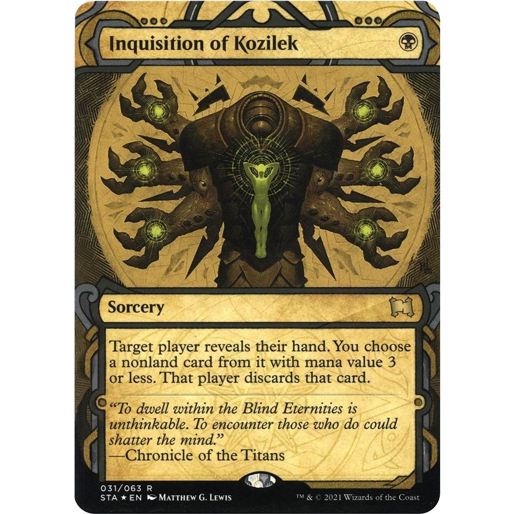 Image for Inquisition of Kozilek (Foil Etched) (31) (STA) - Magic: The Gathering