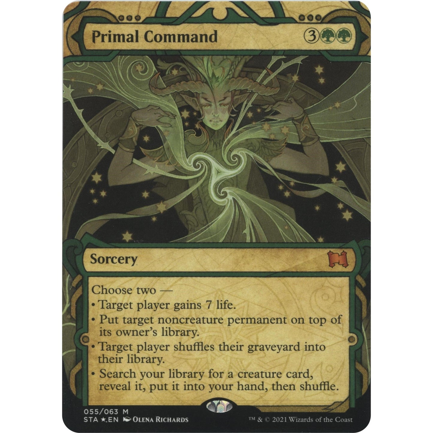 Image for Primal Command (Foil Etched) (55) (STA) - Magic: The Gathering