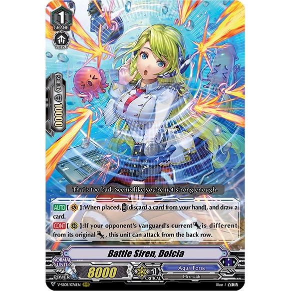 Image for Battle Siren, Dolcia (V-SS08/076EN) (V-SS08) - Cardfight Vanguard