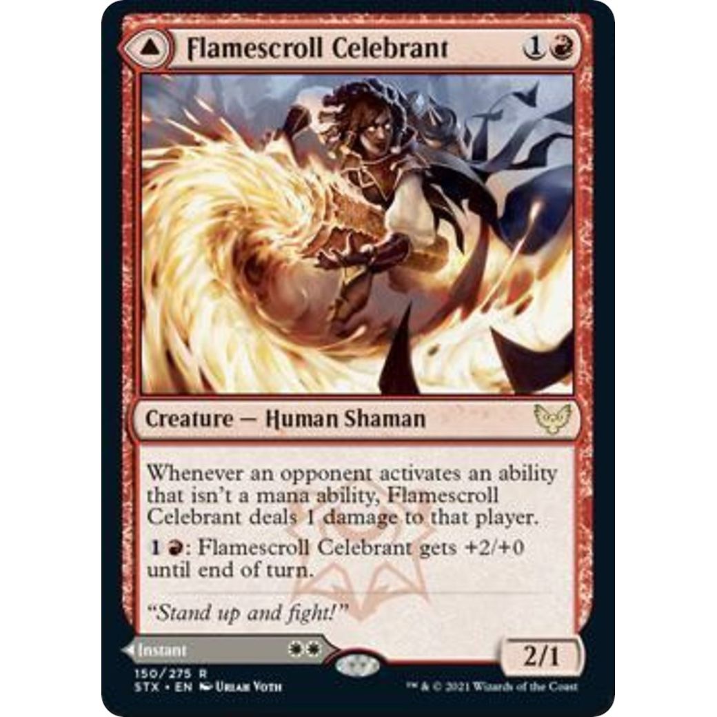 Image for Flamescroll Celebrant (150) (STX) - Magic: The Gathering