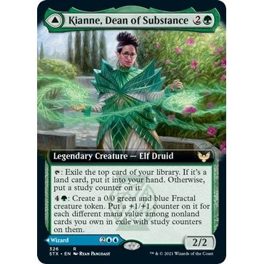 Image for Kianne, Dean of Substance (Extended Art) (326) (STX) - Magic: The Gathering