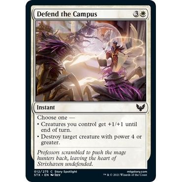 Image for Defend the Campus (12) (STX) - Magic: The Gathering
