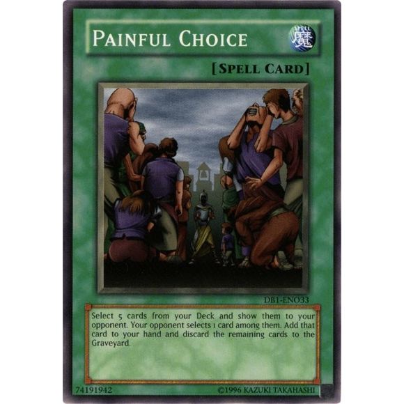 Image for Painful Choice (DB1-EN033) (DB1) - YuGiOh