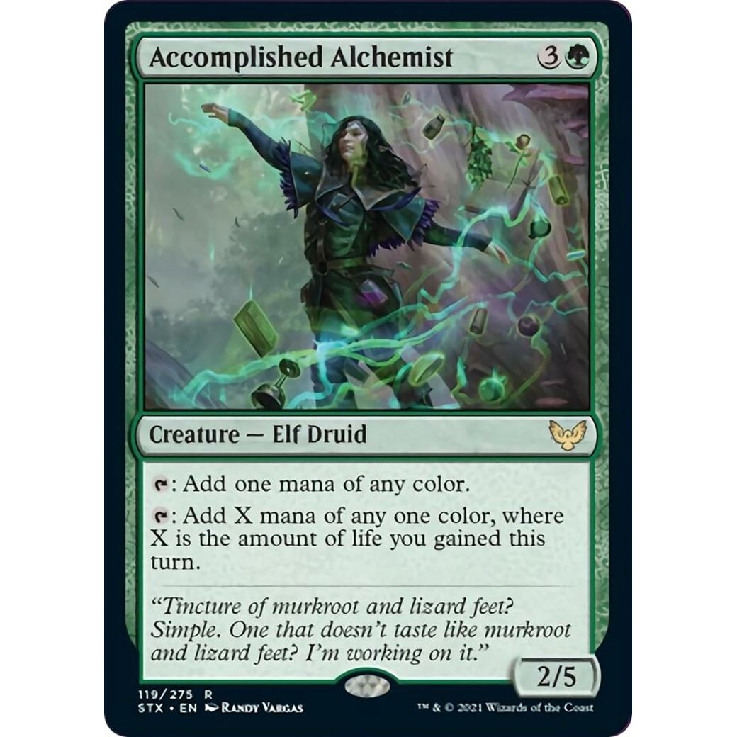 Image for Accomplished Alchemist (119) (STX) - Magic: The Gathering