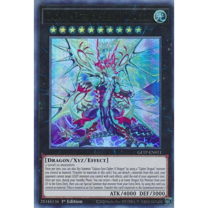 Image for Galaxy-Eyes Cipher X Dragon (GFTP-EN011) (GFTP) - YuGiOh