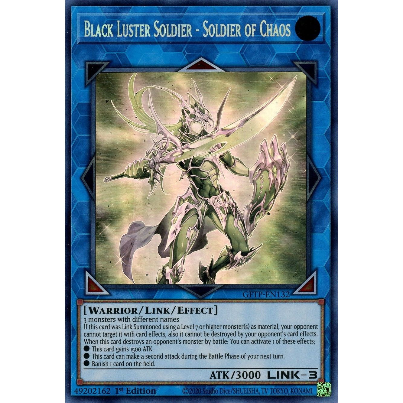 Image for Black Luster Soldier - Soldier of Chaos (Ghost Rare) (GFTP-EN132) (GFTP) - YuGiOh