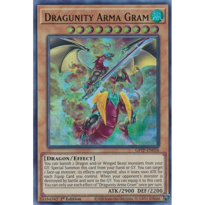 Image for Dragunity Arma Gram (GFTP-EN036) (GFTP) - YuGiOh