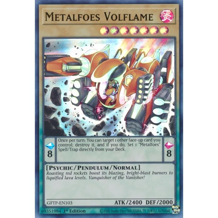 Image for Metalfoes Volflame (GFTP-EN103) (GFTP) - YuGiOh