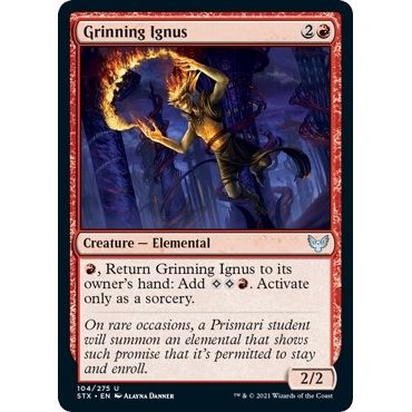 Image for Grinning Ignus (104) (STX) - Magic: The Gathering