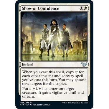 Image for Show of Confidence (28) (STX) - Magic: The Gathering