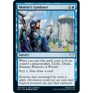 Image for Mentor's Guidance (46) (STX) - Magic: The Gathering