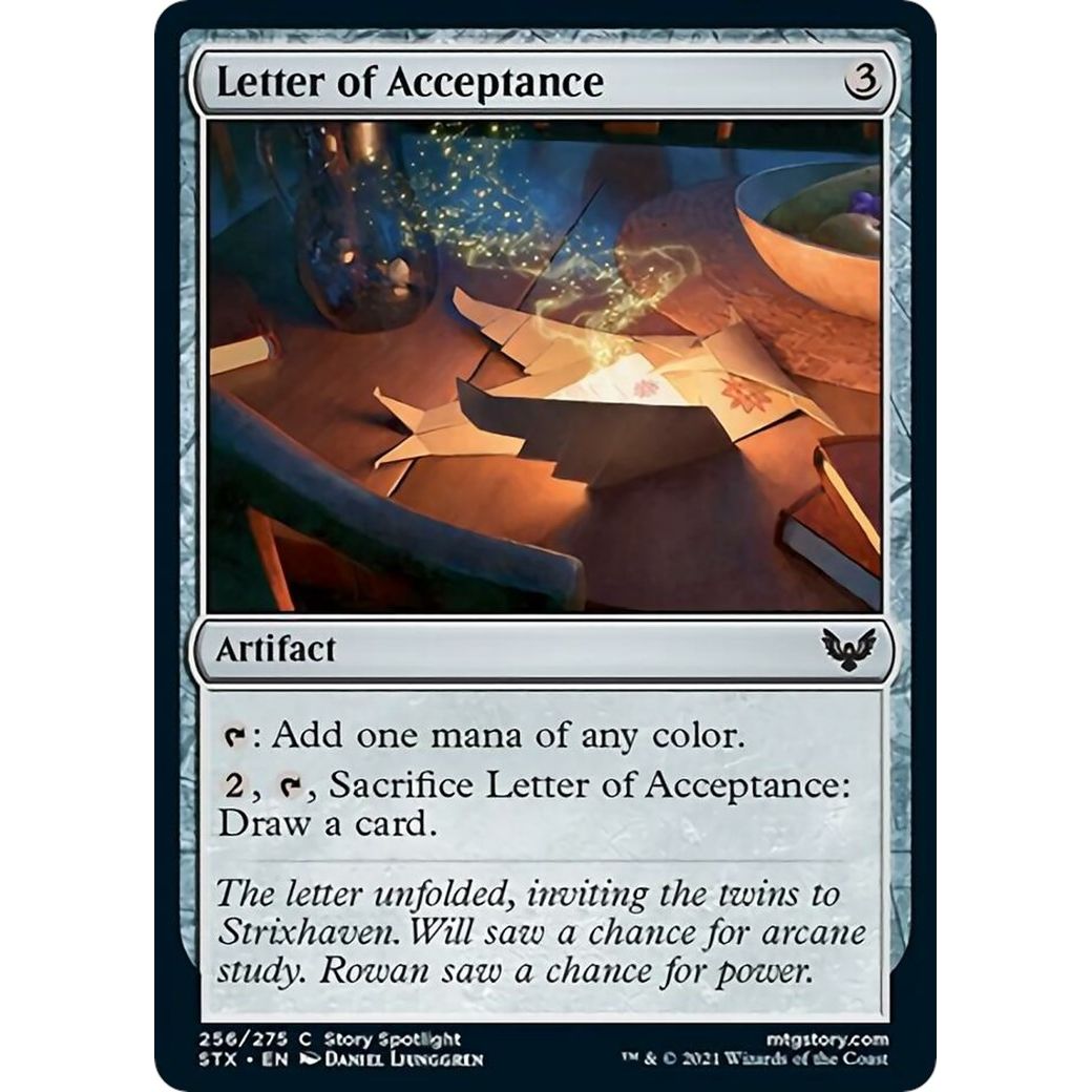 Image for Letter of Acceptance (256) (STX) - Magic: The Gathering