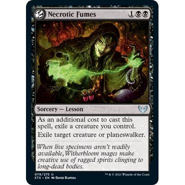 Image for Necrotic Fumes (78) (STX) - Magic: The Gathering