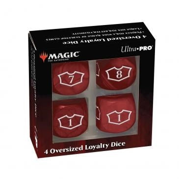 Image for Deluxe Mountain Loyalty Dice with 7-12 for Magic - Red (22mm) - Life Counters
