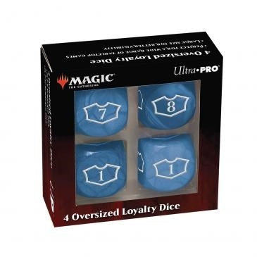 Image for Deluxe Island Loyalty Dice with 7-12 for Magic - Blue (22mm) - Life Counters