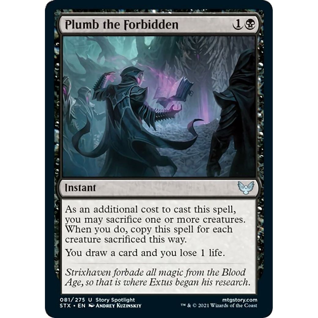 Image for Plumb the Forbidden (81) (STX) - Magic: The Gathering