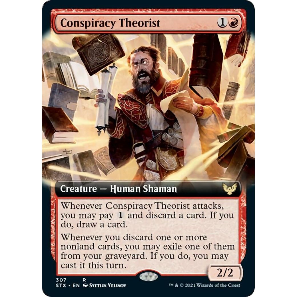 Image for Conspiracy Theorist (Extended Art) (307) (STX) - Magic: The Gathering