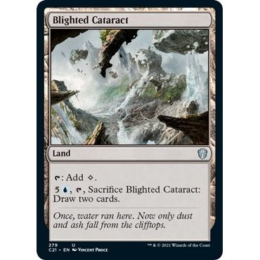 Image for Blighted Cataract (279) (C21) - Magic: The Gathering