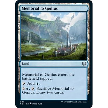 Image for Memorial to Genius (301) (C21) - Magic: The Gathering