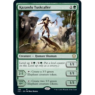 Image for Kazandu Tuskcaller (196) (C21) - Magic: The Gathering