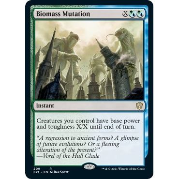Image for Biomass Mutation (209) (C21) - Magic: The Gathering
