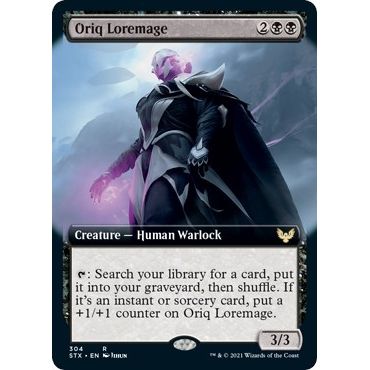 Image for Oriq Loremage (Extended Art) (304) (STX) - Magic: The Gathering