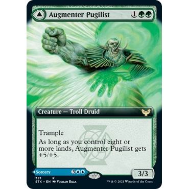 Image for Augmenter Pugilist (Extended Art) (321) (STX) - Magic: The Gathering