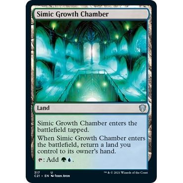 Image for Simic Growth Chamber (317) (C21) - Magic: The Gathering