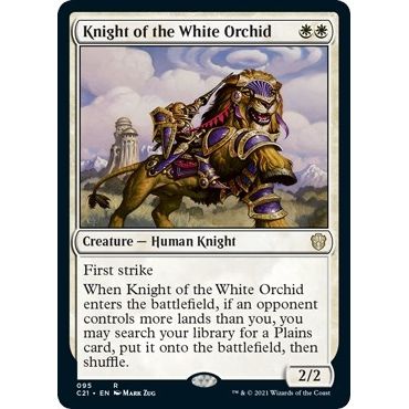 Image for Knight of the White Orchid (95) (C21) - Magic: The Gathering