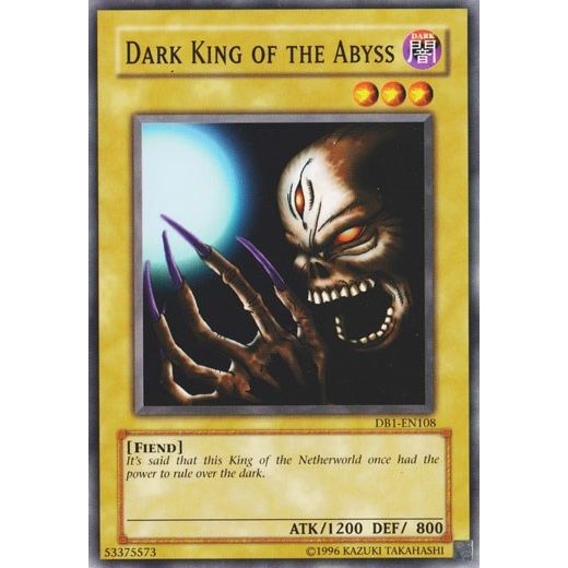 Image for Dark King of the Abyss (DB1-EN108) (DB1) - YuGiOh