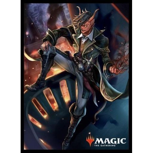 Image for Magic: The Gathering Player's Card Sleeve - War of the Spark - Tibalt, Rakish Instigator (80-Pack) - Card Sleeves