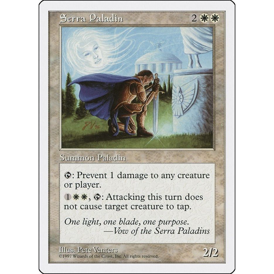 Image for Serra Paladin (5ED) - Magic: The Gathering