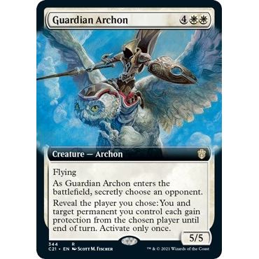 Image for Guardian Archon (Extended Art) (344) (C21) - Magic: The Gathering
