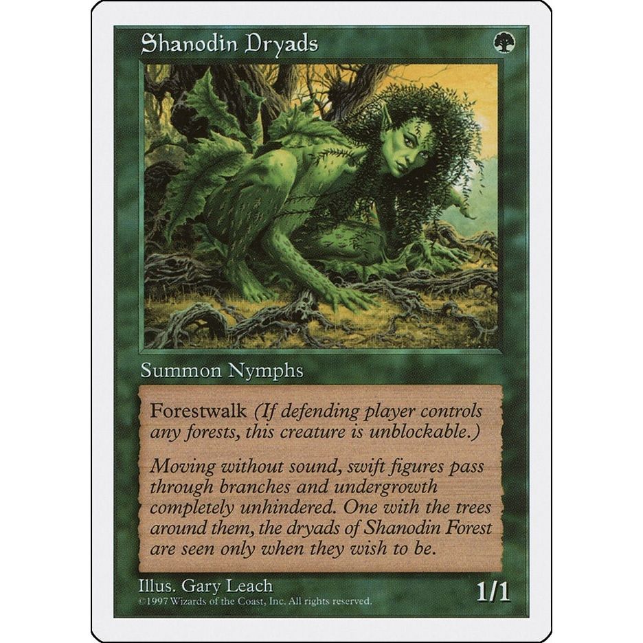 Image for Shanodin Dryads (5ED) - Magic: The Gathering