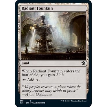 Image for Radiant Fountain (310) (C21) - Magic: The Gathering
