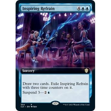 Image for Inspiring Refrain (Extended Art) (354) (C21) - Magic: The Gathering