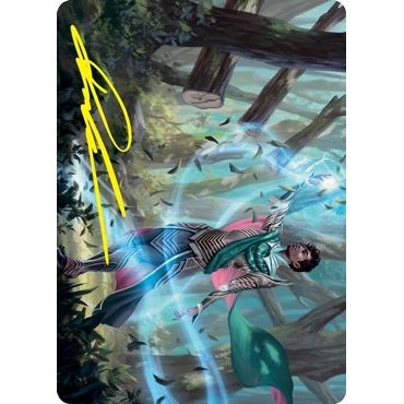 Image for Dragonsguard Elite Art Card (15/81) (Gold-Stamped Signature) (15) (ASSTX) - Magic: The Gathering
