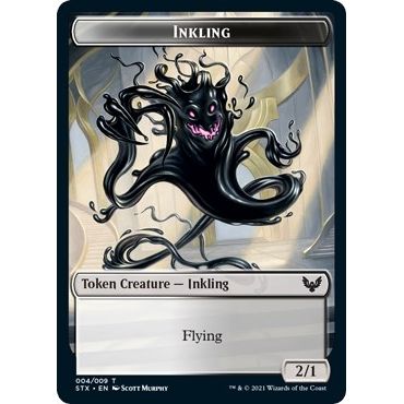 Image for Inkling (4) // Spirit (6) Double-Sided Token (4 // 6) (STX) - Magic: The Gathering