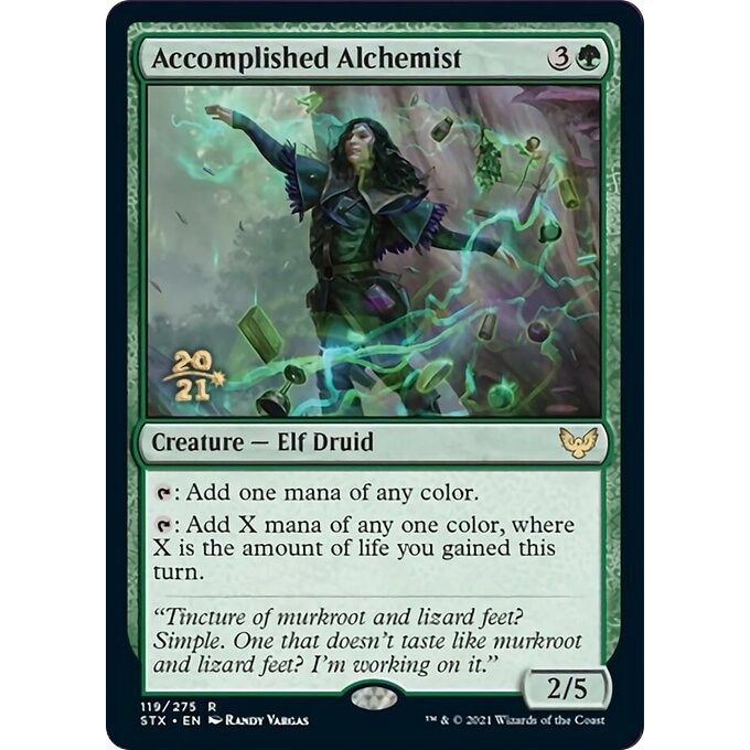 Image for Accomplished Alchemist (119) (PRE) - Magic: The Gathering