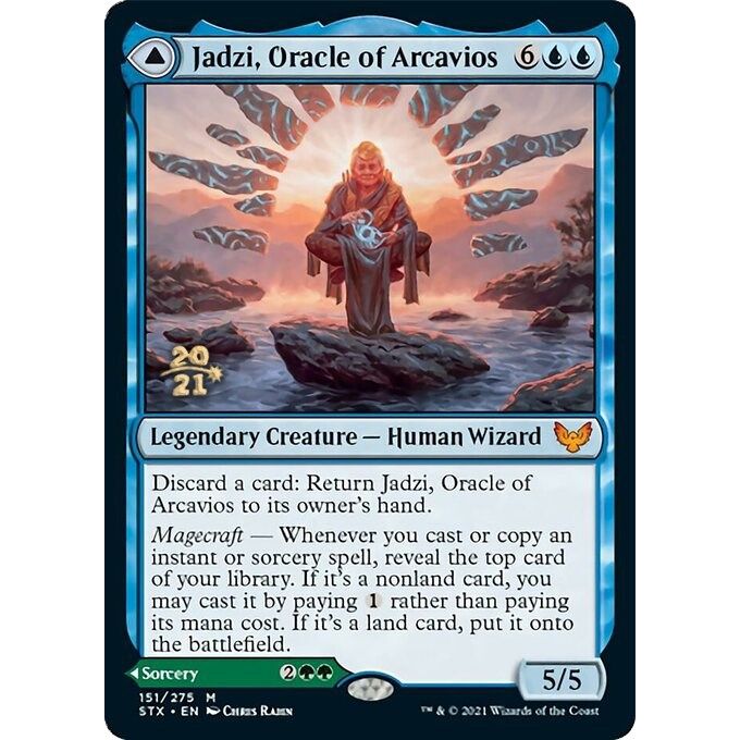 Image for Jadzi, Oracle of Arcavios (151) (PRE) - Magic: The Gathering