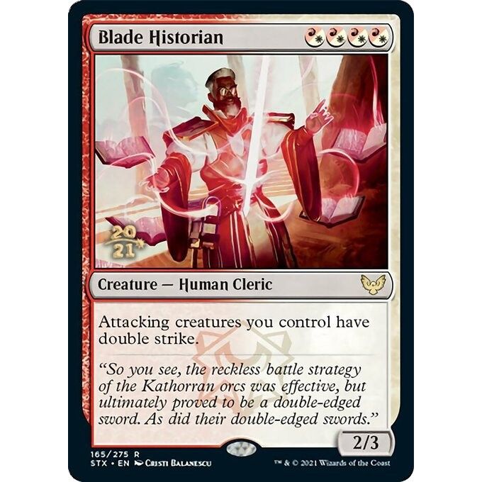 Image for Blade Historian (165) (PRE) - Magic: The Gathering