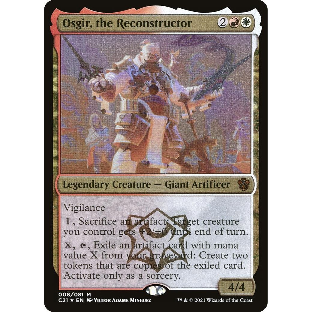 Image for Osgir, the Reconstructor (Display Commander) - Thick Stock (8) (C21) - Magic: The Gathering