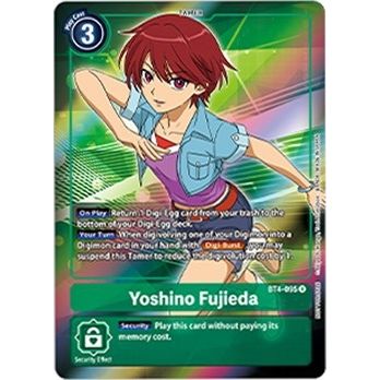Image for Yoshino Fujieda (Box Topper) (BT4-095 R) (BT04) - Digimon Card Game