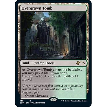 Image for Overgrown Tomb (130) (SLD) - Magic: The Gathering