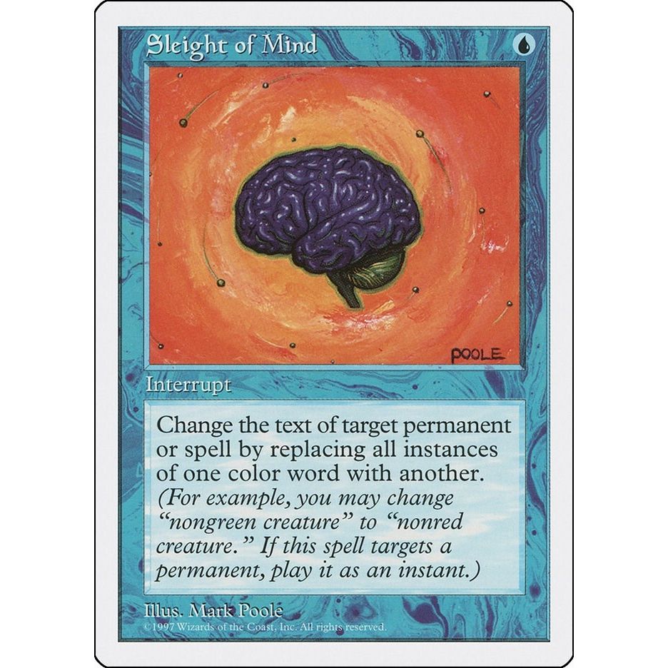Image for Sleight of Mind (5ED) - Magic: The Gathering