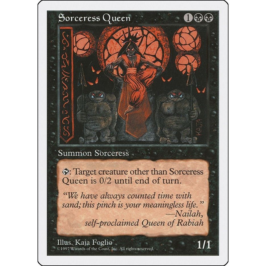 Image for Sorceress Queen (5ED) - Magic: The Gathering