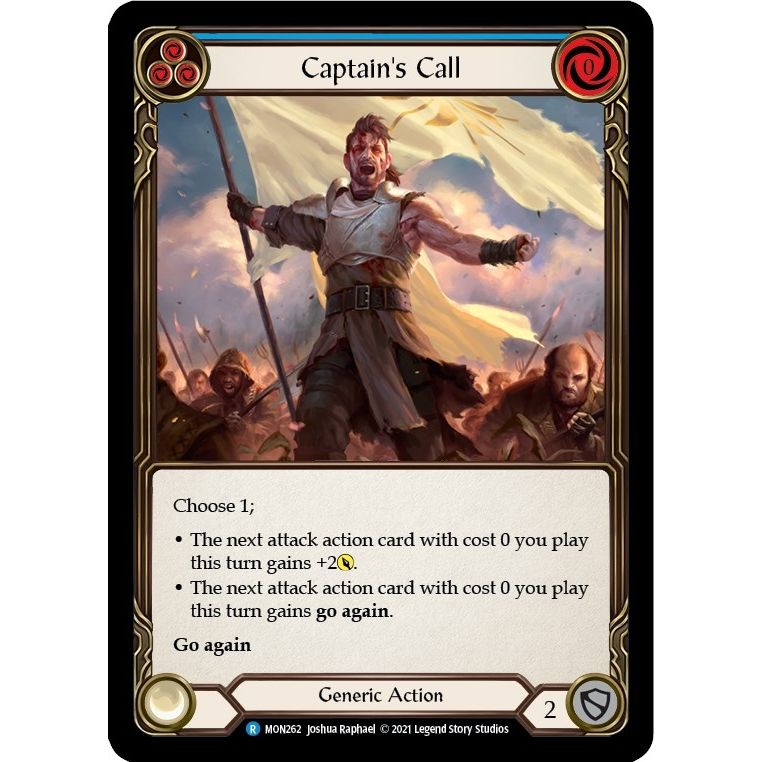 Image for Captain's Call (Blue) (MON262) (MON) - Flesh and Blood TCG