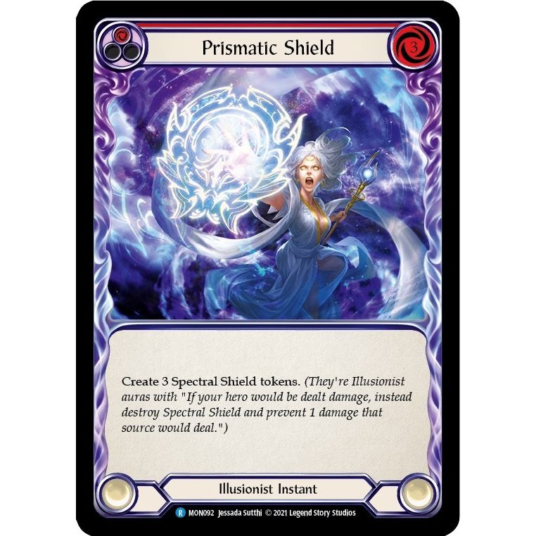 Image for Prismatic Shield (Red) (MON092) (MON) - Flesh and Blood TCG